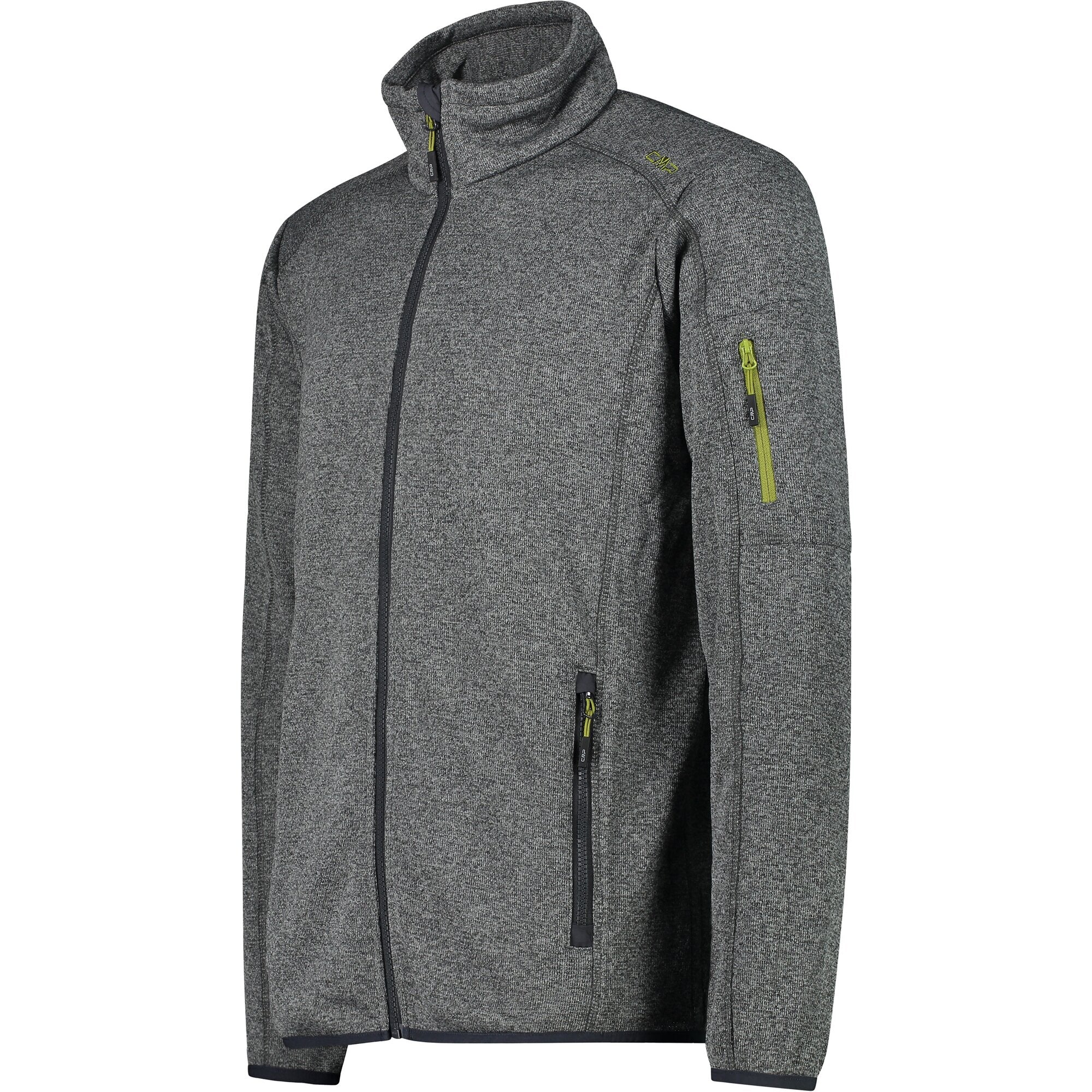 CMP MAN JACKET Herren Fleecejacke SAGE-ANTRACITE