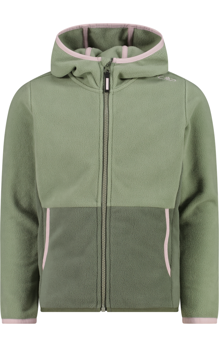 G JACKET FIX HOOD Kinder Fleecejacke