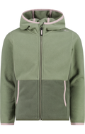 G JACKET FIX HOOD Kinder Fleecejacke