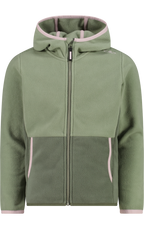 G JACKET FIX HOOD Kinder Fleecejacke