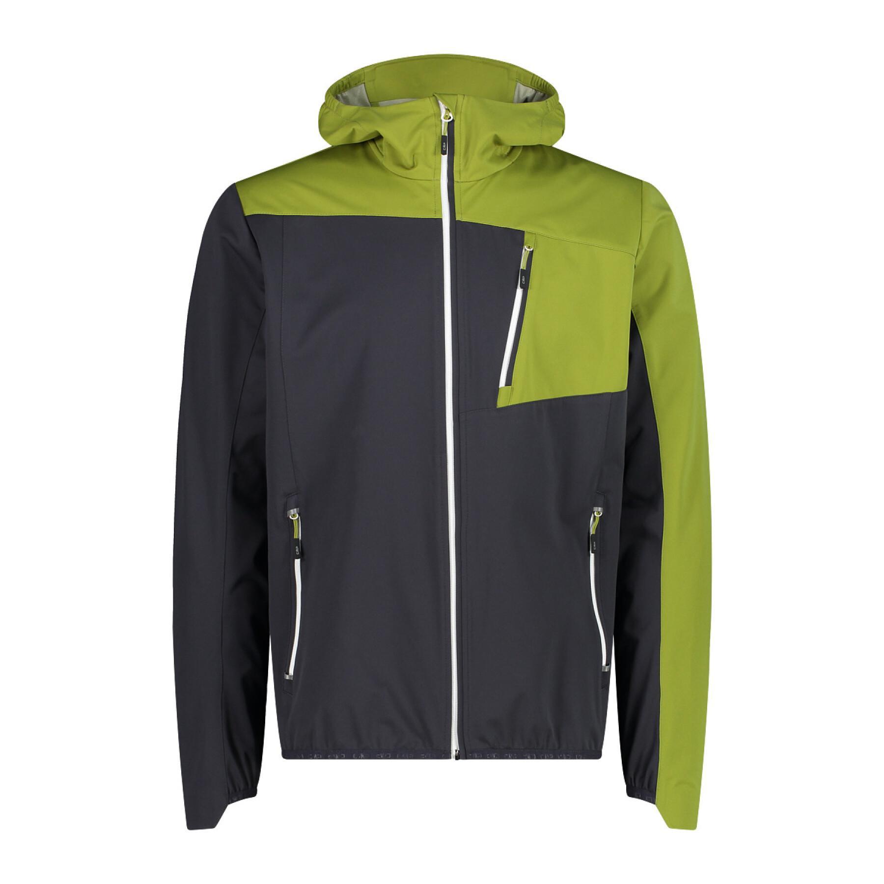 CMP MAN JACKET FIX HOOD Softshelljacke Herren Wetterfest