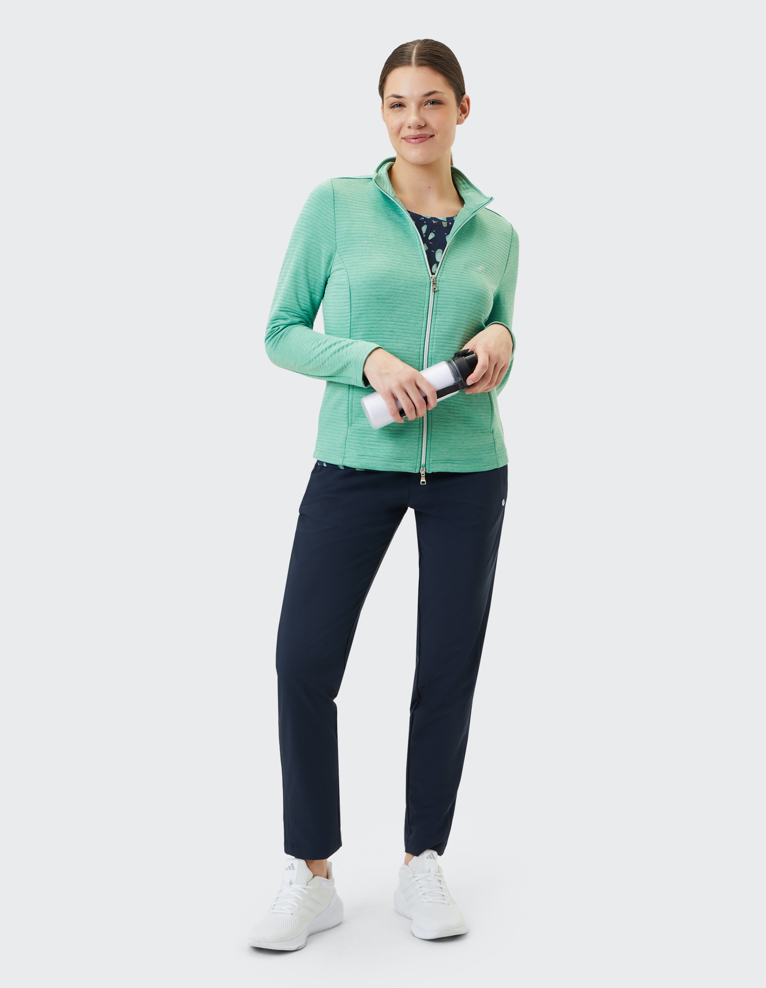 JOY PEGGY Damen-Trainingsjacke mit Zwei-Wege-Reißverschluss