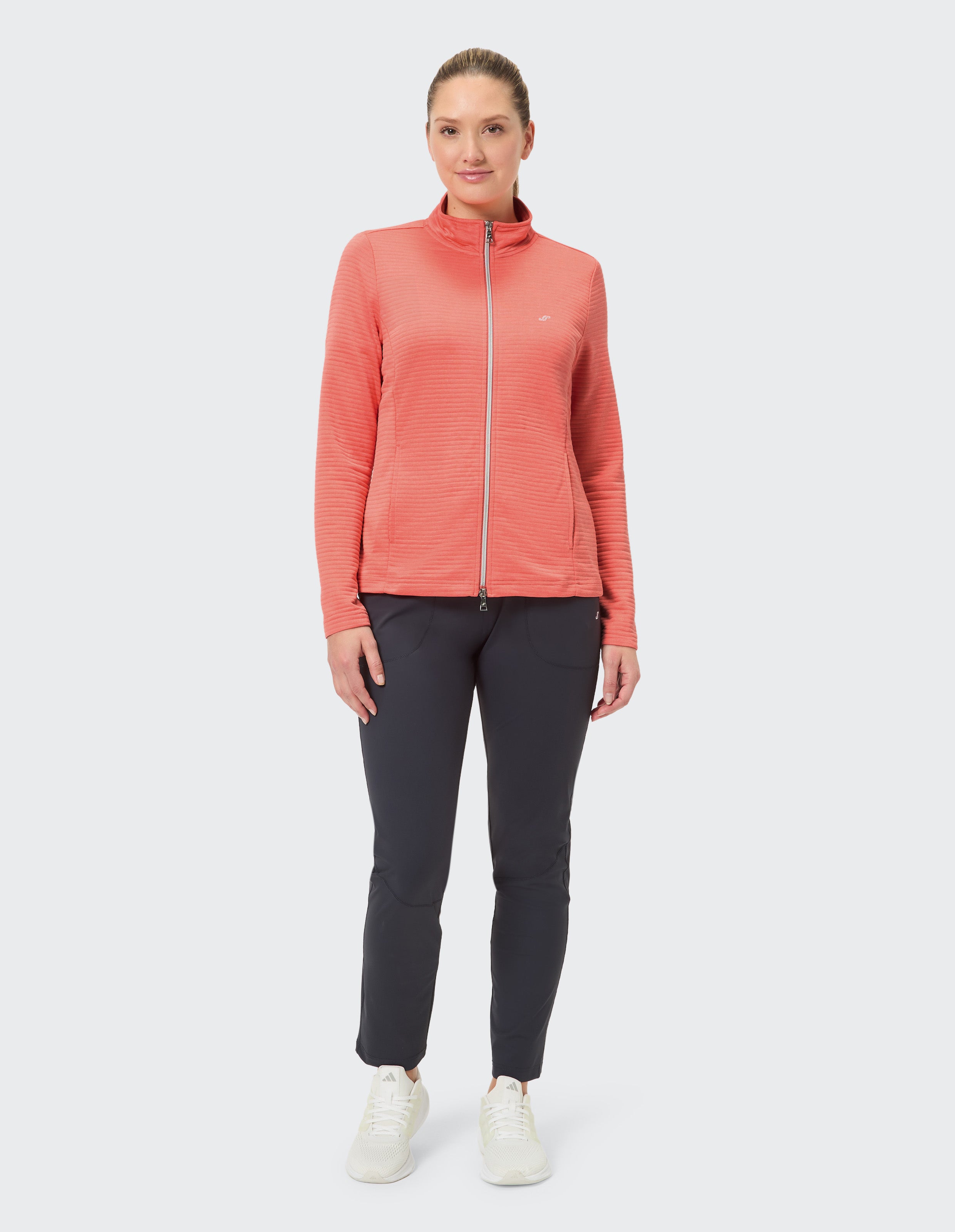JOY PEGGY Damen-Trainingsjacke mit Zwei-Wege-Reißverschluss