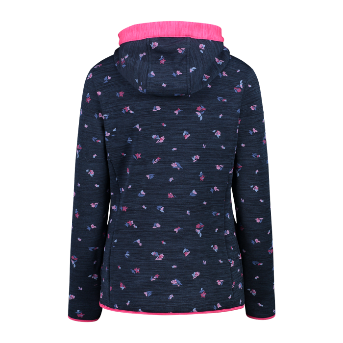 CMP Woman Jacket Fix Hood Stretch-Fleecejacke