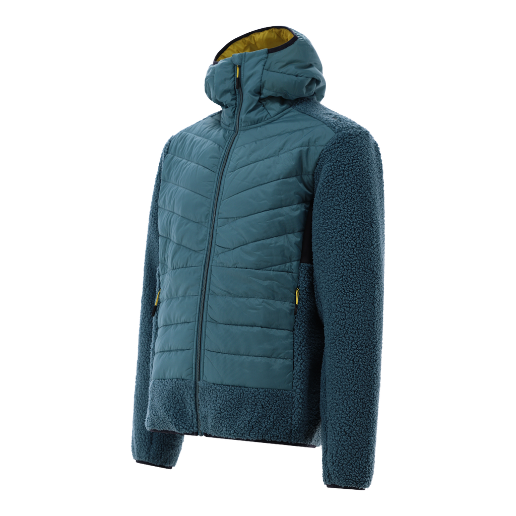 Man Jacket Hybrid Fix Hood Outdoor Jacke