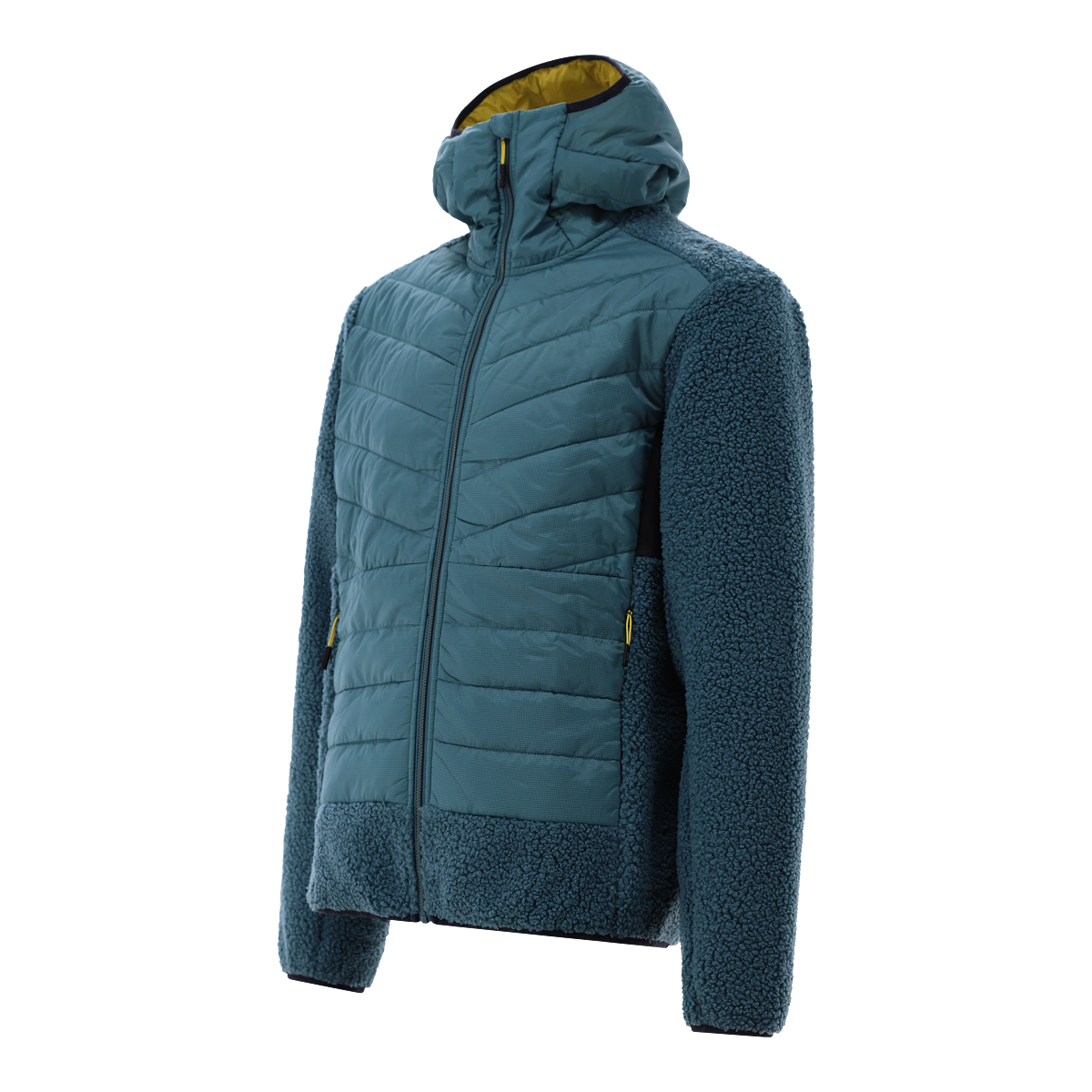 Man Jacket Hybrid Fix Hood Outdoor Jacke