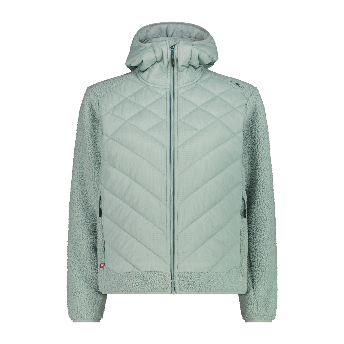 CMP Woman Jacket Hybrid Fix Hood Kapuzensweatjacke