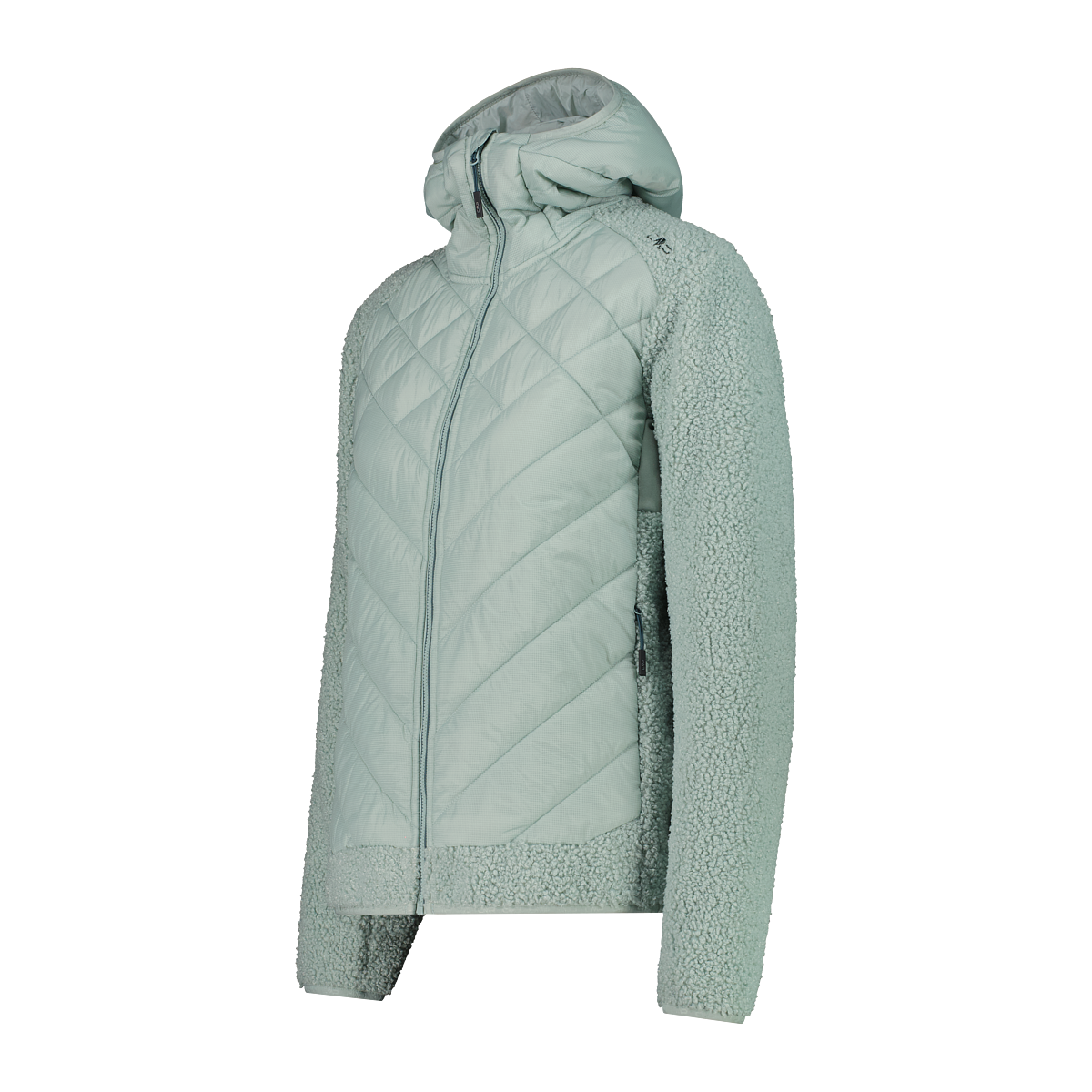 CMP Woman Jacket Hybrid Fix Hood Kapuzensweatjacke