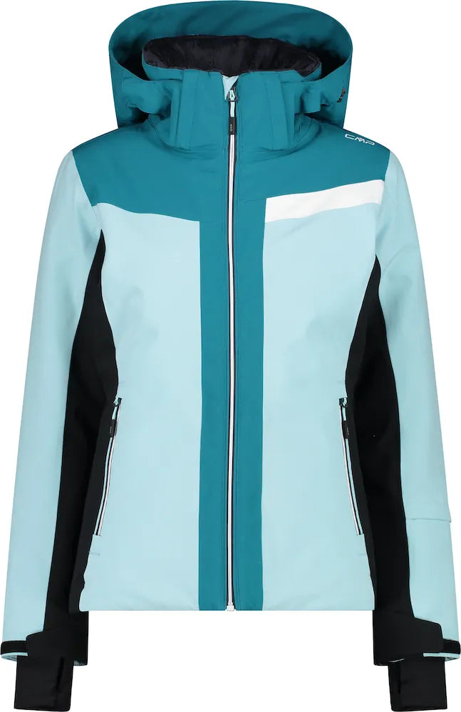 Woman Jacket Zip Hood Skijacke mit Kapuze