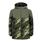 KID LONG JACKET FIX HOOD wasserdichte Kinderjacke