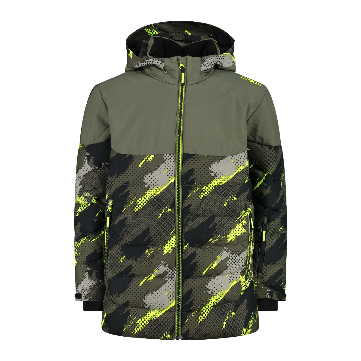 KID LONG JACKET FIX HOOD wasserdichte Kinderjacke
