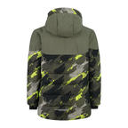 KID LONG JACKET FIX HOOD wasserdichte Kinderjacke