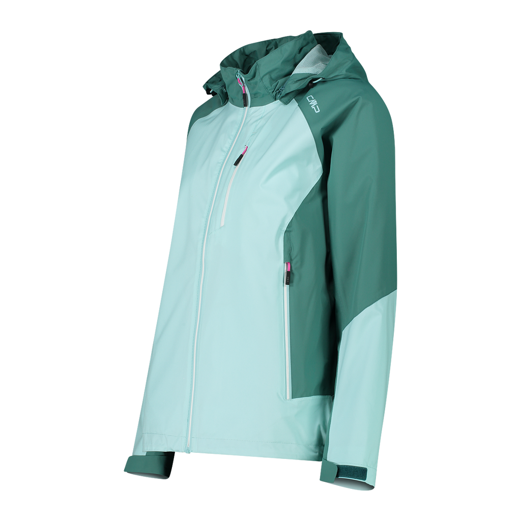Woman Jacket Zip Hood Damenjacke Opale