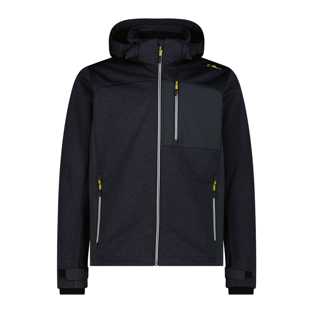 Man Jacket Zip Hood Funktionsjacke Herren