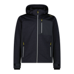 Man Jacket Zip Hood Funktionsjacke Herren