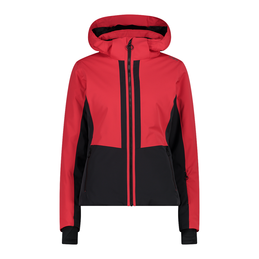 Woman Jacket Zip Hood Skijacke wasserdicht warm