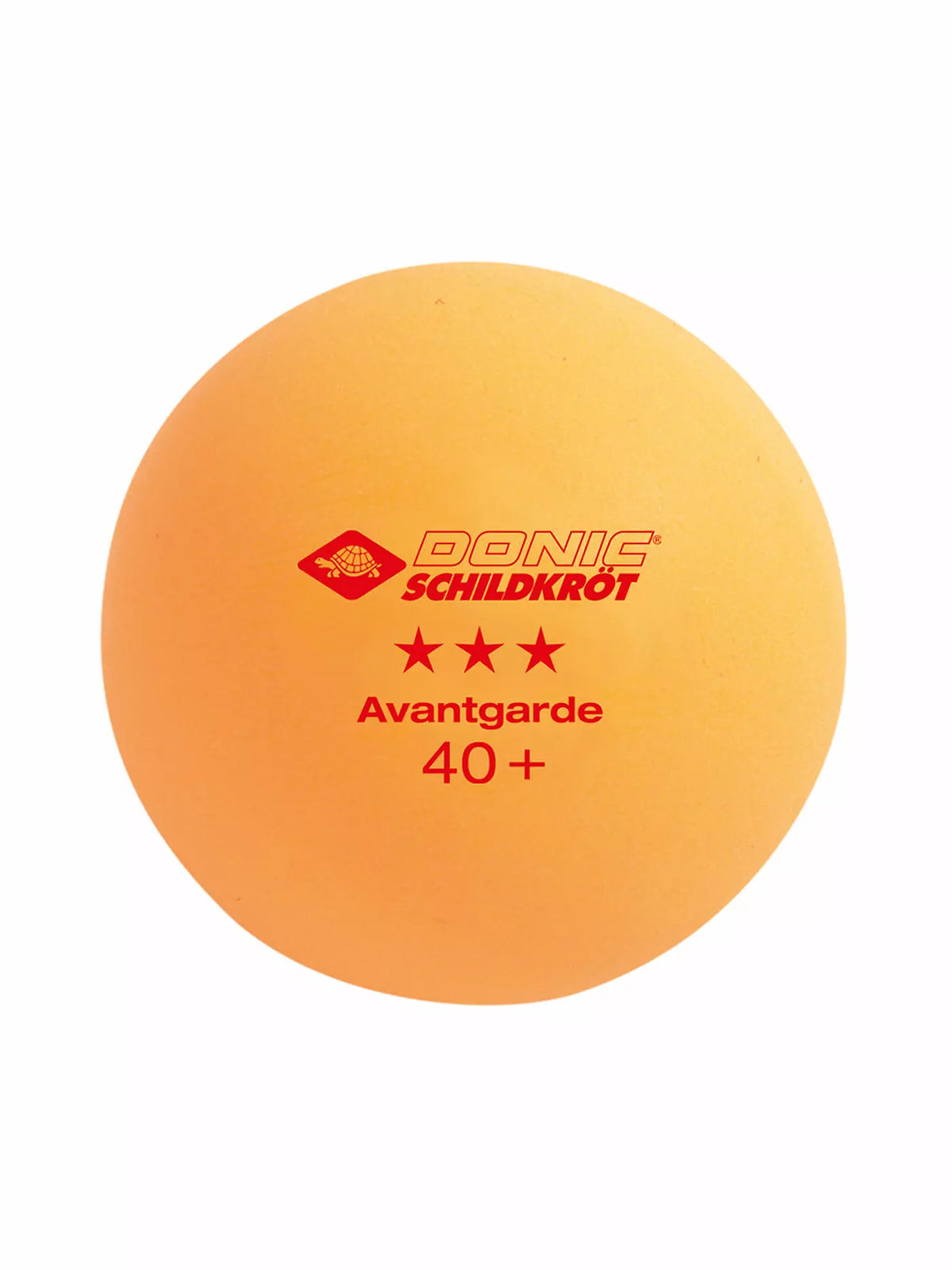 SCHILDKRÖT Tischtennisball Avantgarde 3-Stern Orange