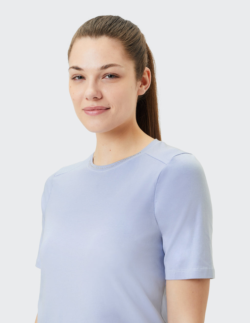 REGINA T-Shirt Damen mit Strassapplikation