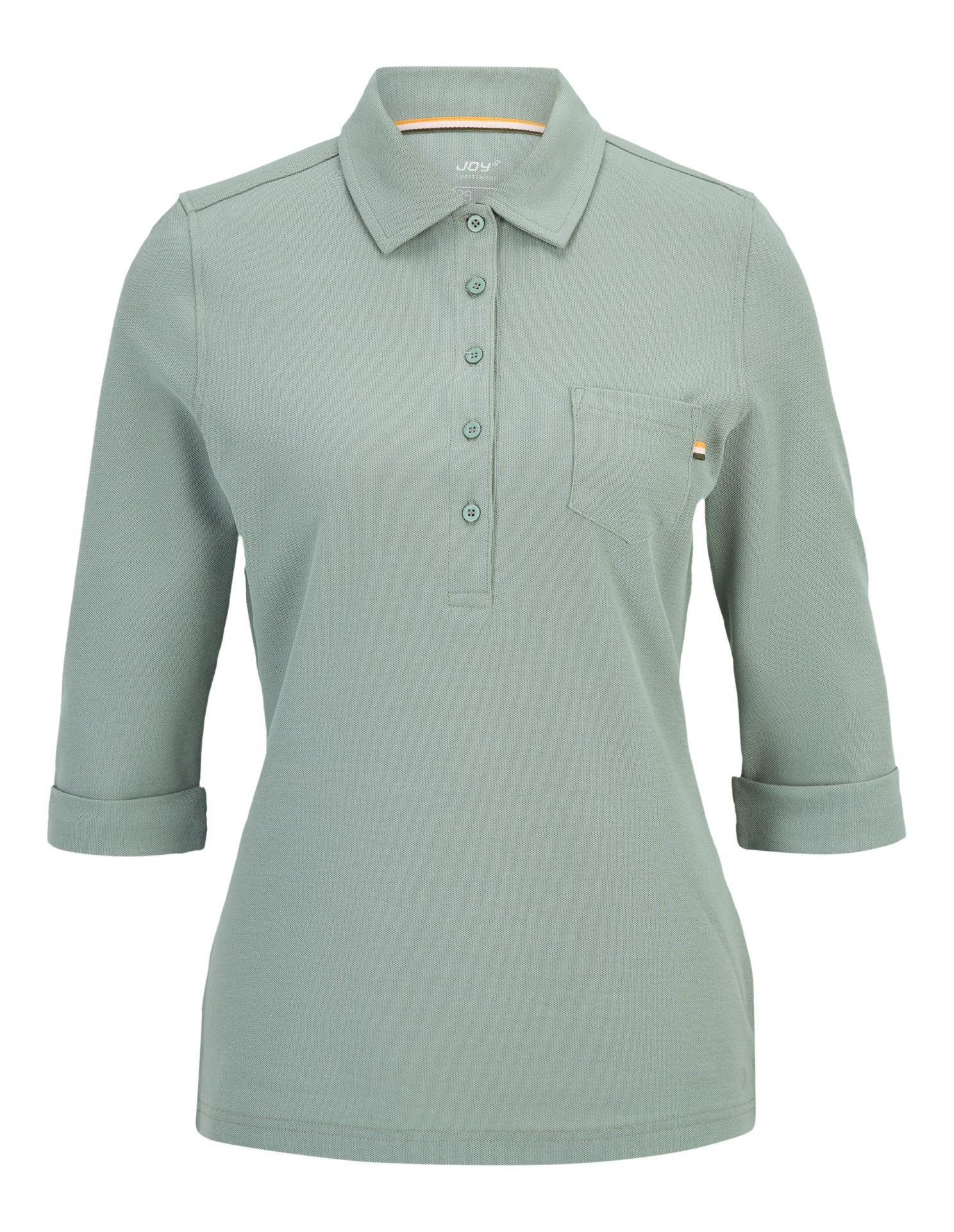 JOY Poloshirt Damen mit 3/4-Arm & Baumwoll-Mix