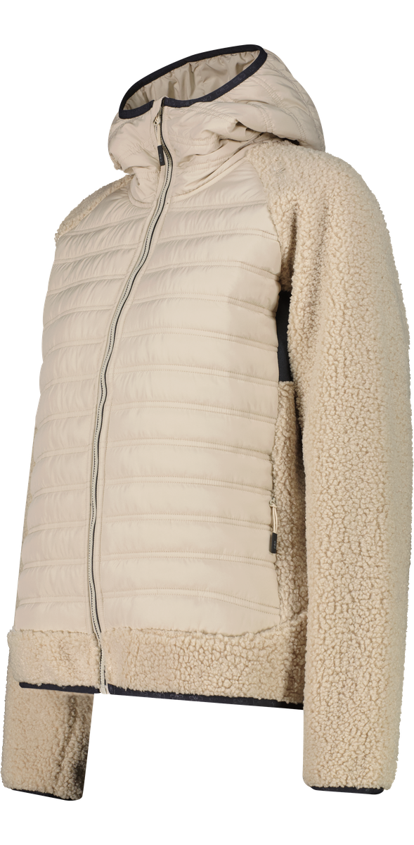 JACKET HYBRID FIX HOOD Damen Fleecejacke