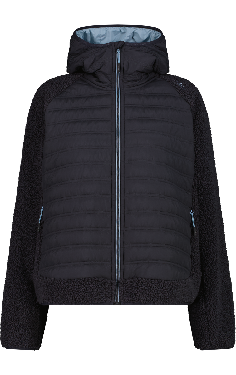 JACKET HYBRID FIX HOOD Damen Fleecejacke