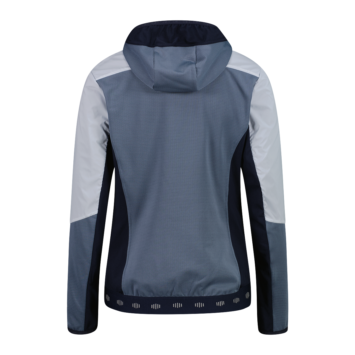 WOMAN JACKET HYBRID FIX HOOD