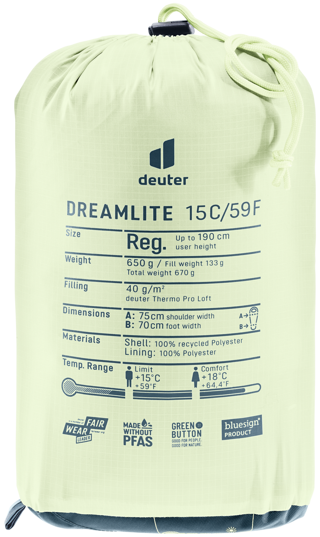 Dreamlite 15C/59F
