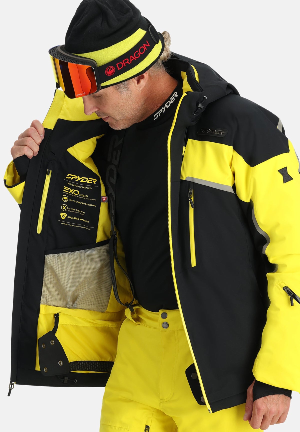 LEADER JACKET Wasserdichte Skijacke mit PrimaLoft