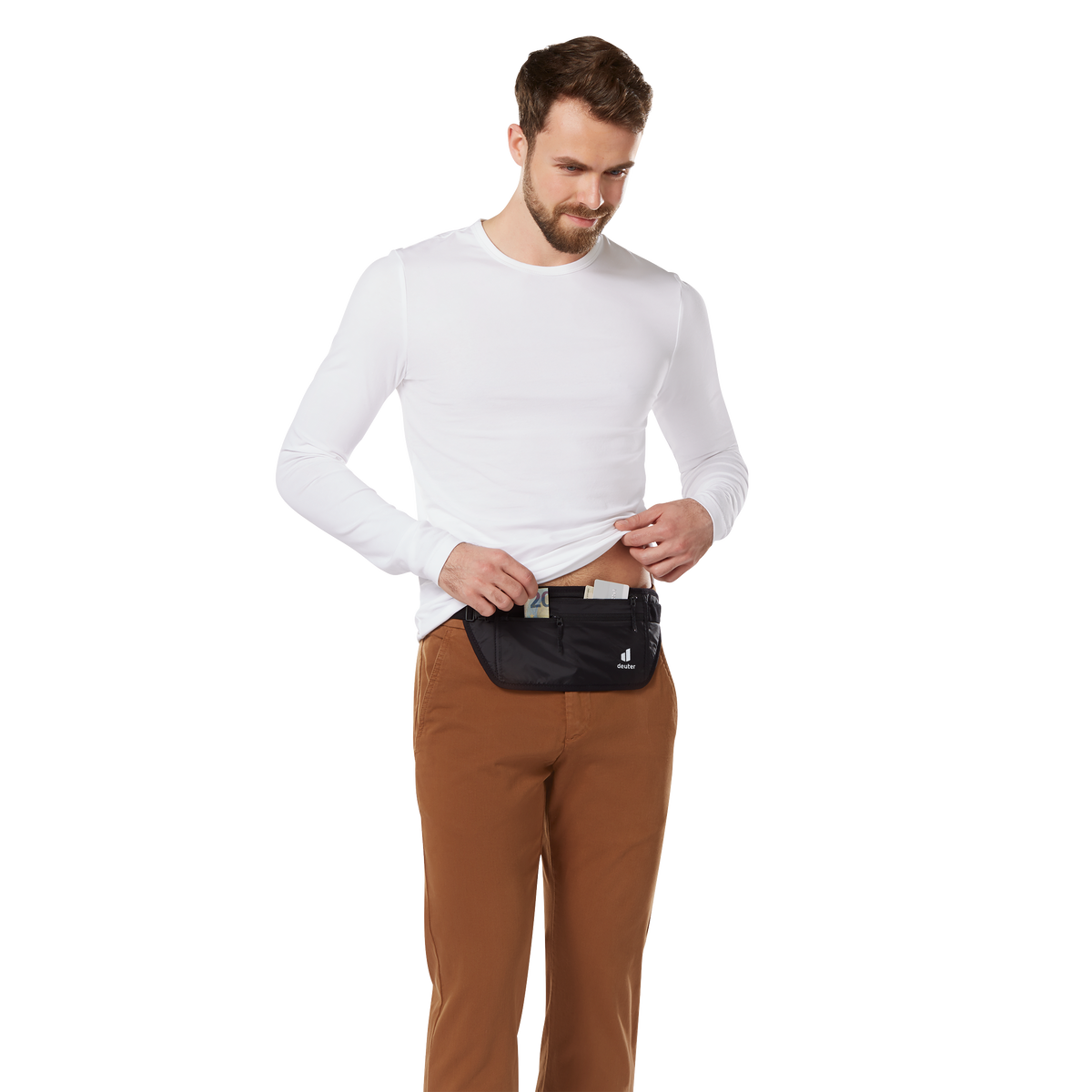 Security Money Belt II Hüftbeutel groß & weich