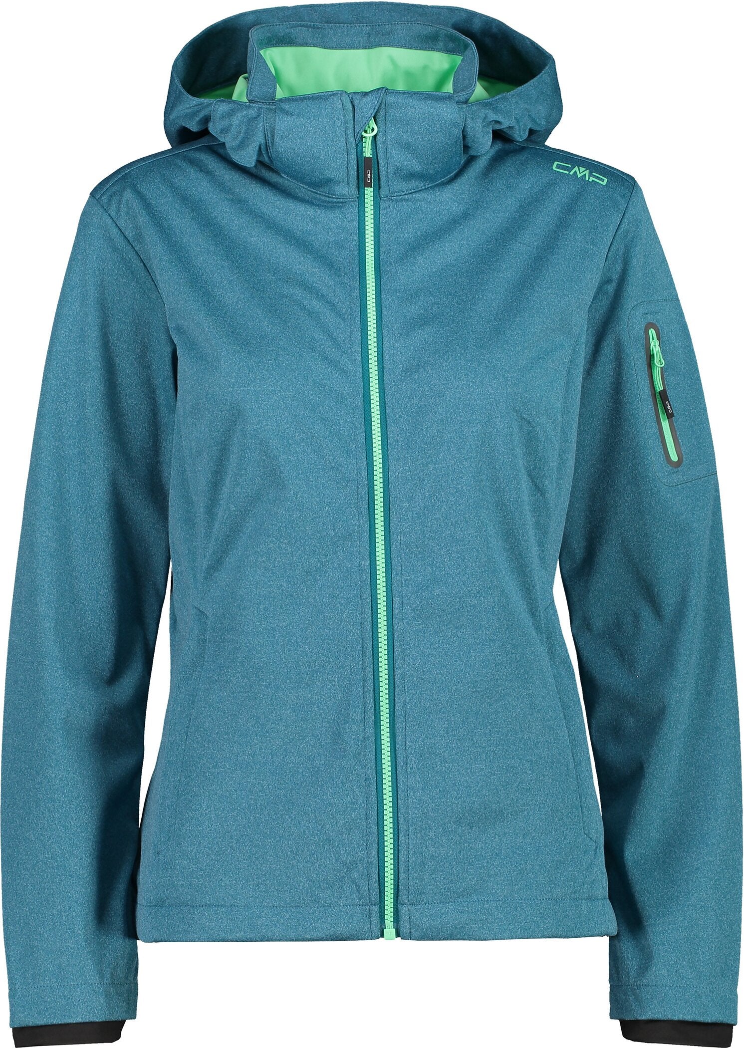 CMP WOMAN JACKET ZIP HOOD leichte Softshelljacke Damen