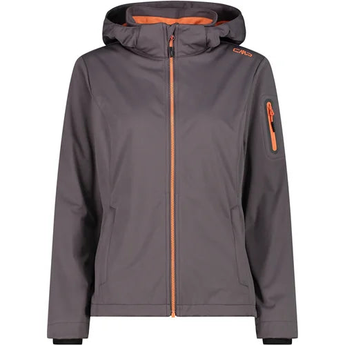 CMP WOMAN JACKET ZIP HOOD leichte Softshelljacke Damen