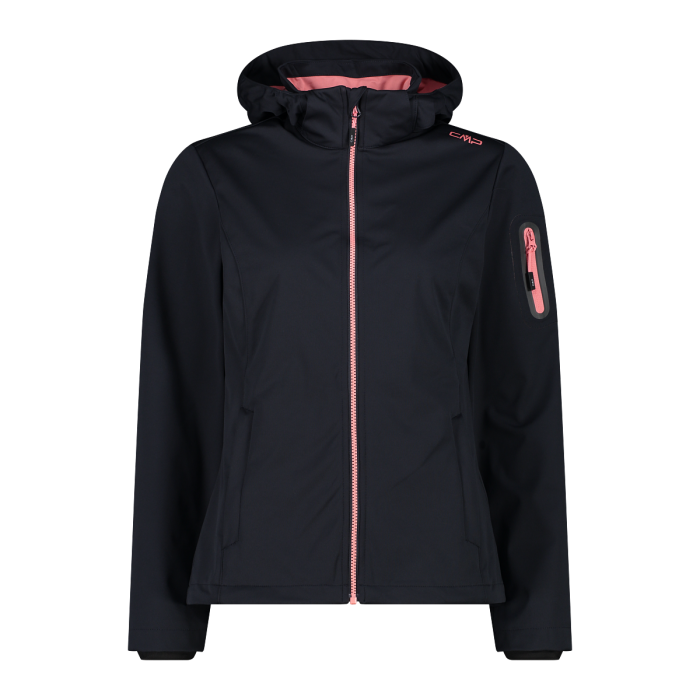 CMP WOMAN JACKET ZIP HOOD Leichte Softshelljacke