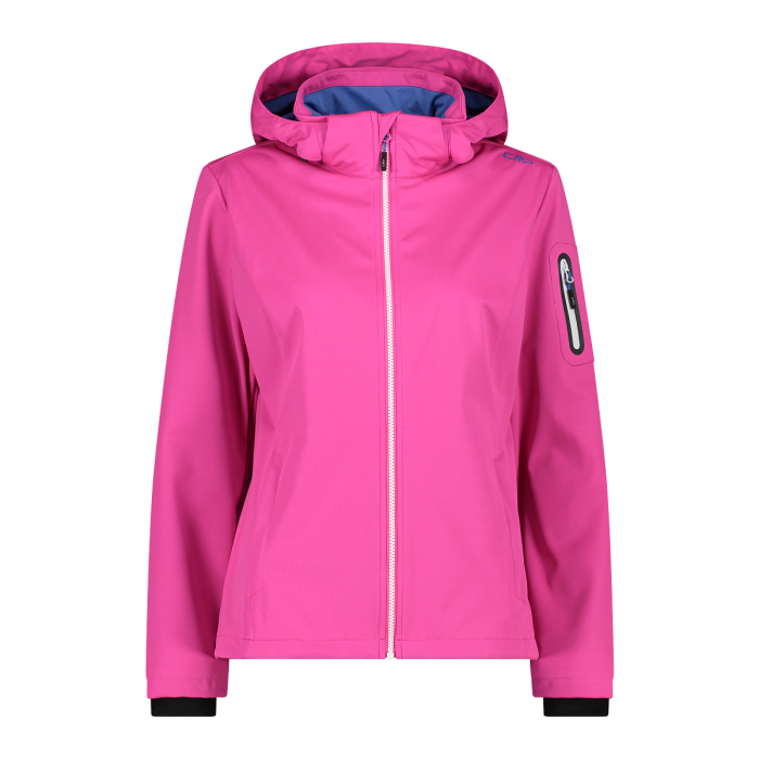 CMP WOMAN JACKET ZIP HOOD Leichte Softshelljacke