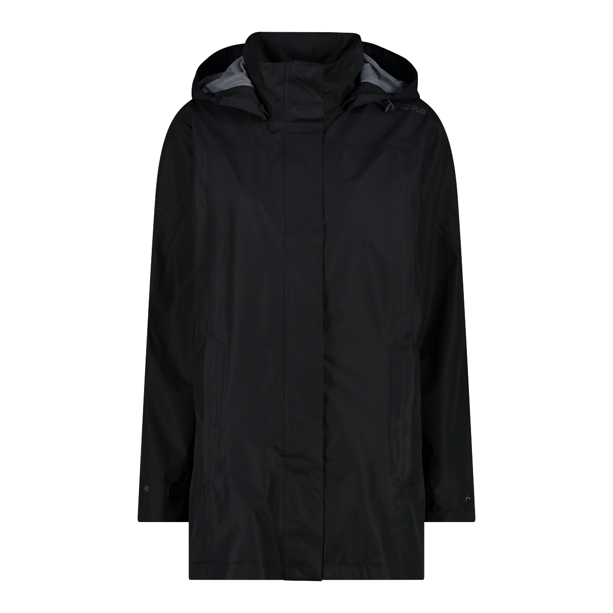 WOMAN JACKET SNAPS HOOD