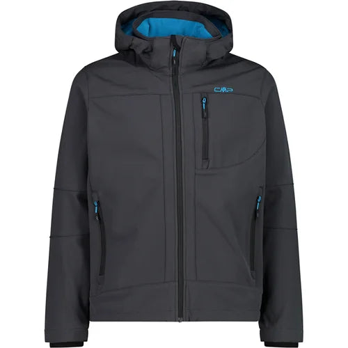 CMP Herren Softshelljacke mit Kapuze, wasserdicht & atmungsaktiv