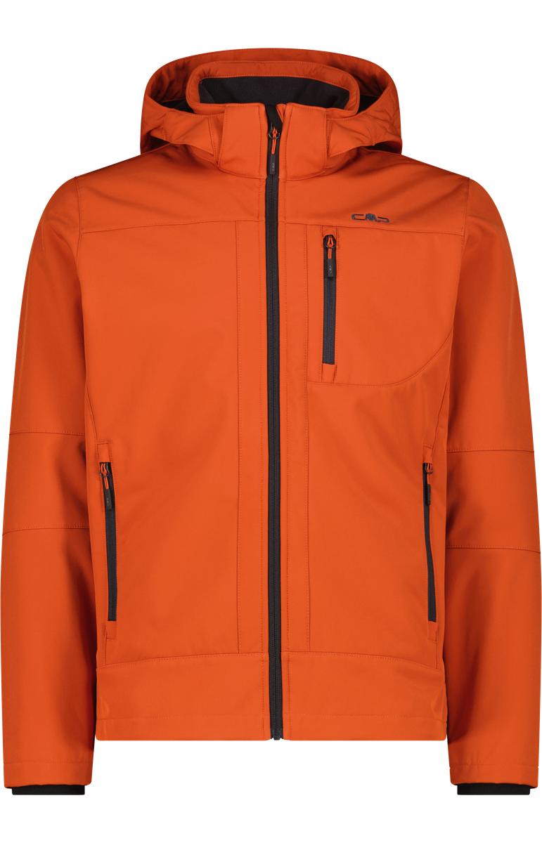 Herren Softshelljacke mit Kapuze, wasserdicht & atmungsaktiv