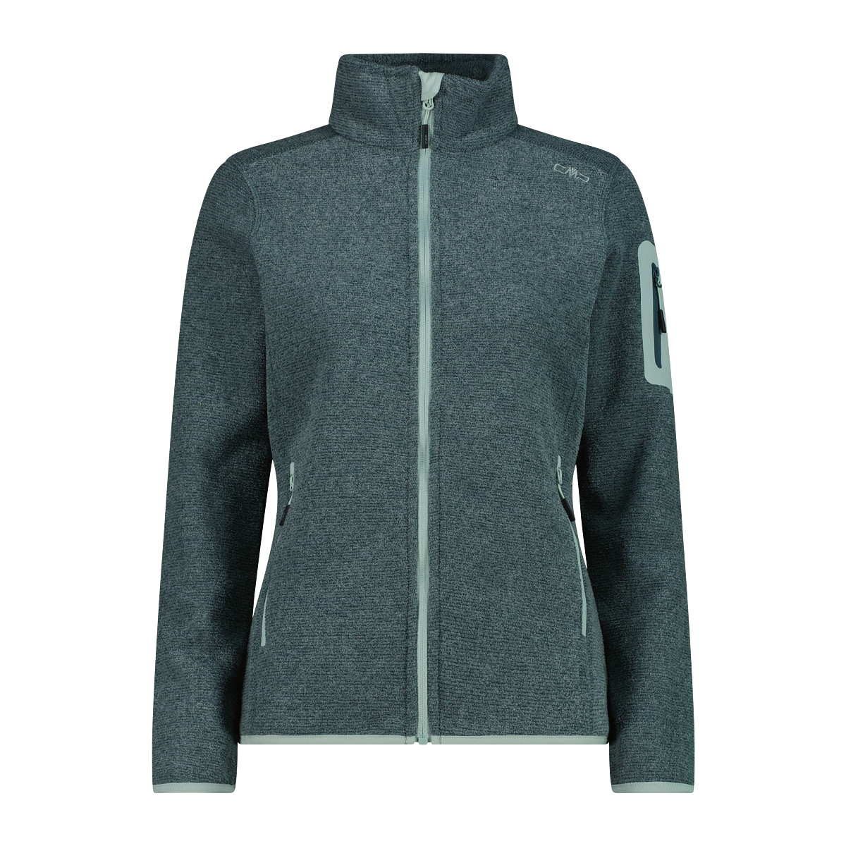 Woman Jacket Fleecejacke mit Knit-Tech-Material