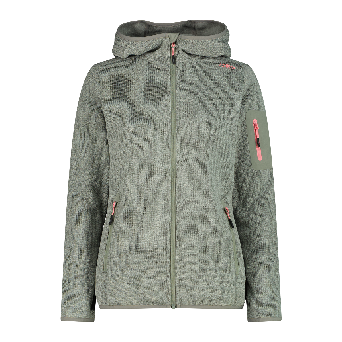 CMP Woman Jacket Fix Hood Fleecejacke Damen