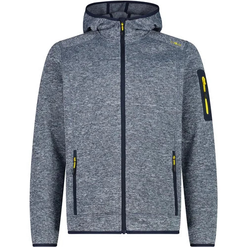 CMP MAN JACKET FIX HOOD – Funktionale Fleecejacke Herren