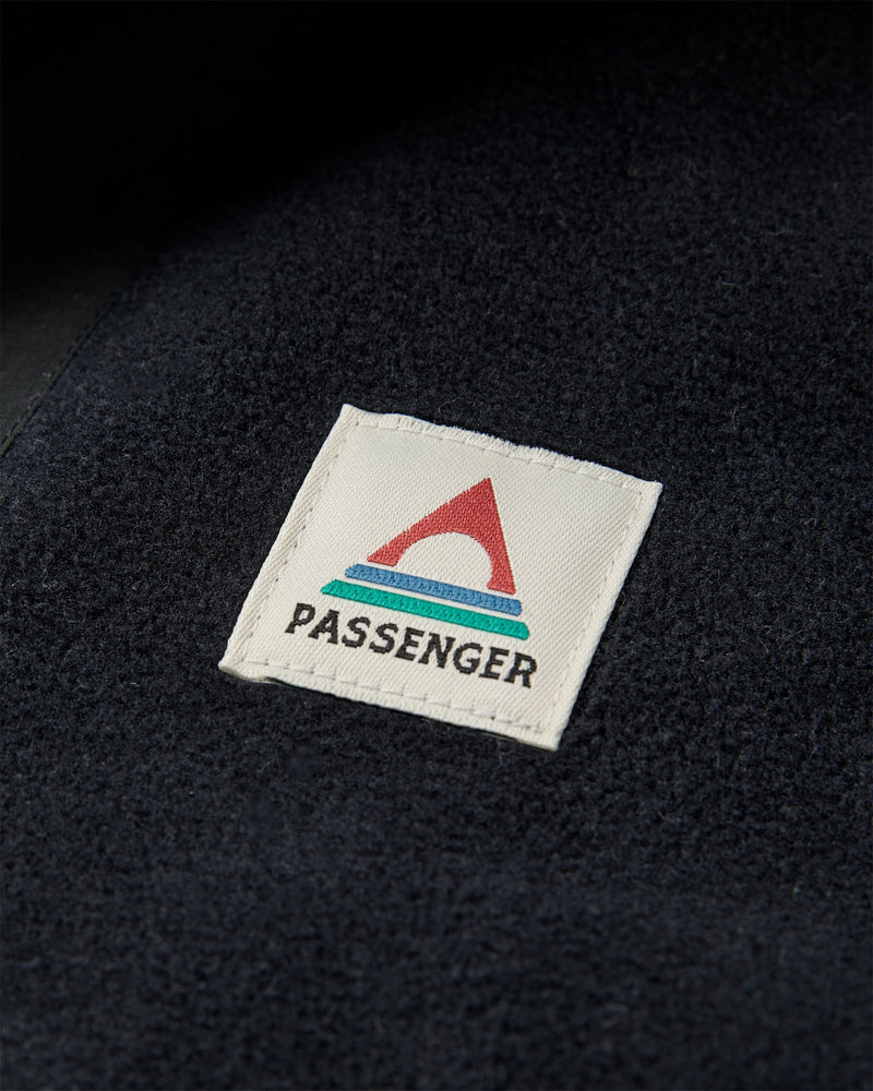 Woodland Hooded 1/2 Zip Recycled Polar Fleece