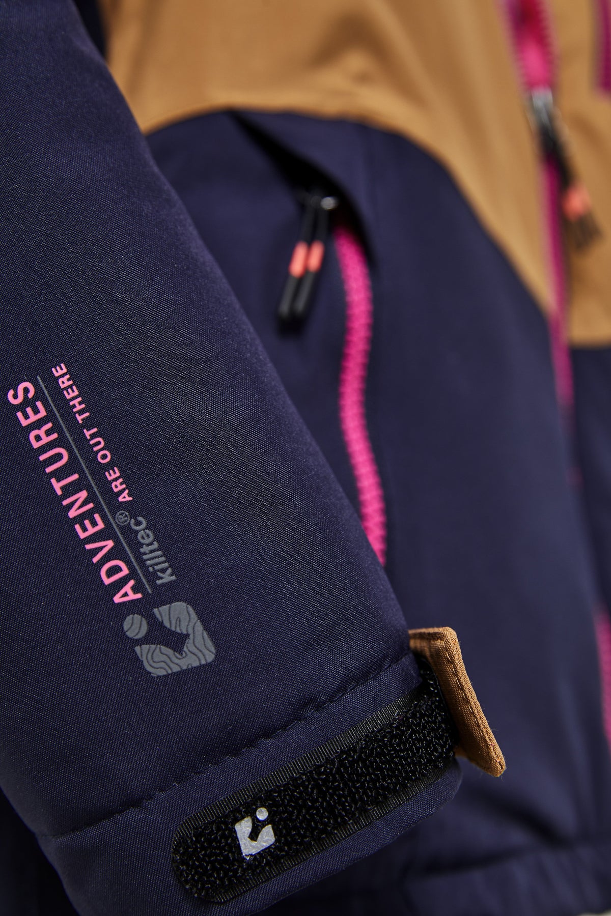 Mädchen Funktionsjacke wasserdicht mit Kapuze
