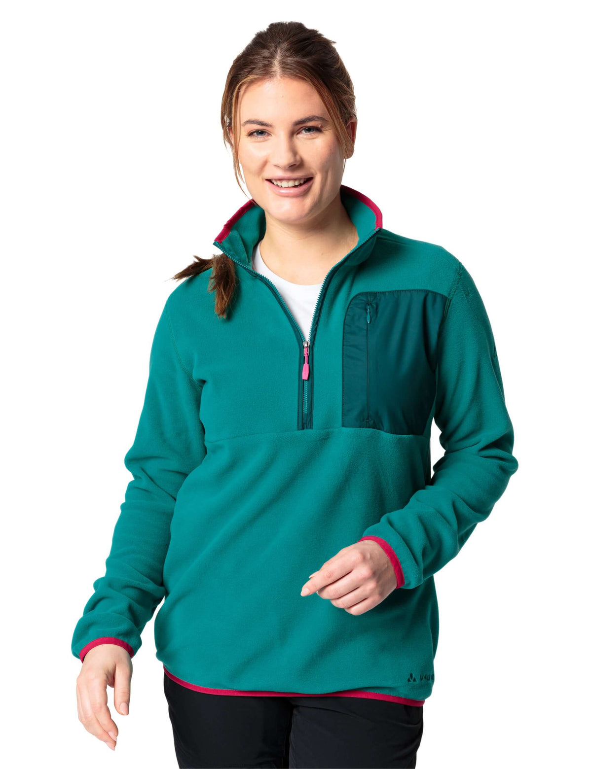 Wo Rosemoor Fleece Halfzip Damenjacke