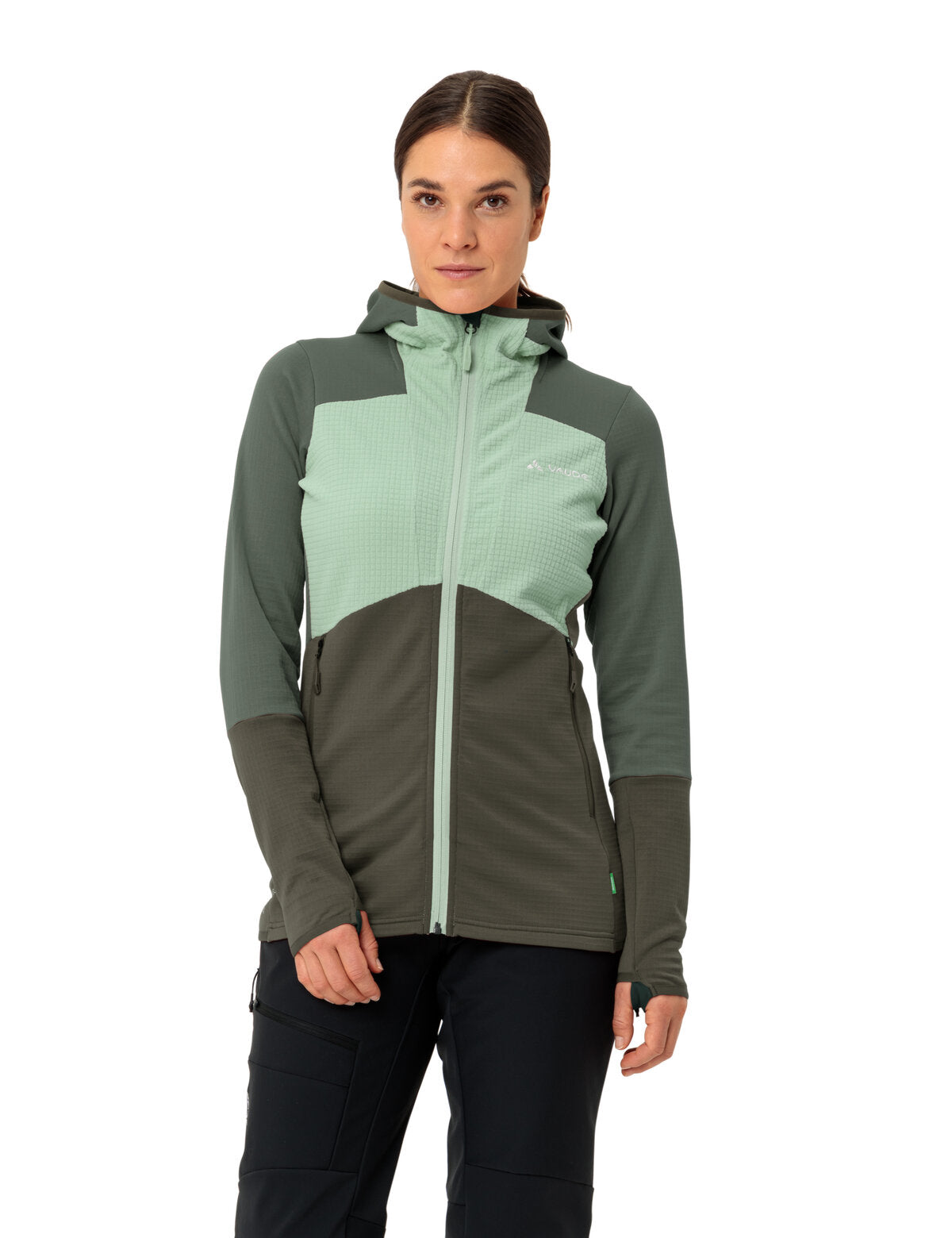 Wo Monviso Hooded Grid Fleece Jacke