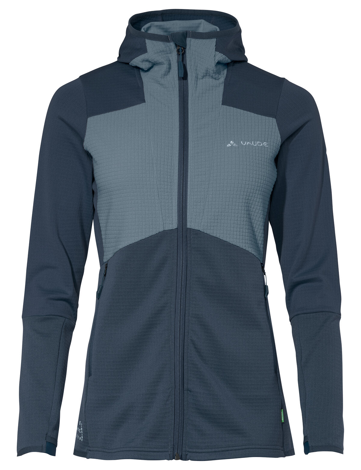 Wo Monviso Hooded Grid Fleece Jacke Damen