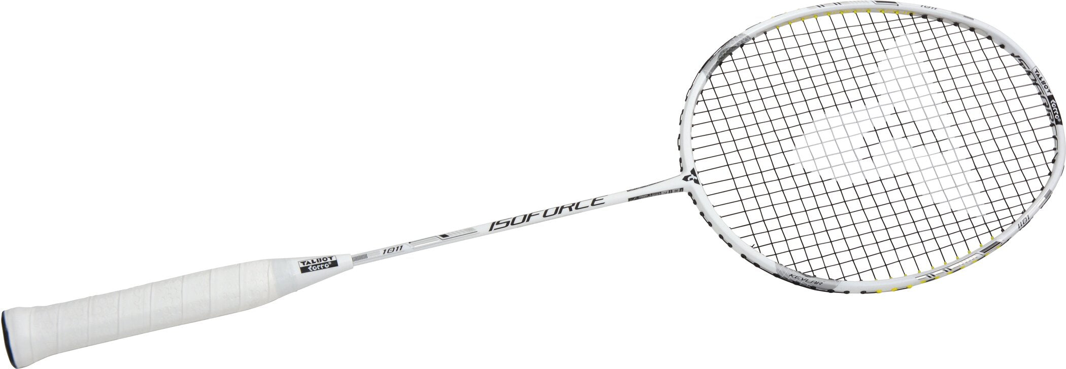 /TORRO Badmintonschläger  Torro Badmintonschläger Isoforce 1011, 100% Carbon4, ultraleichte 80g Gesamtgewicht durch Graphitgriff, Gewinner des Red Dot Design Awards 2018, 439565