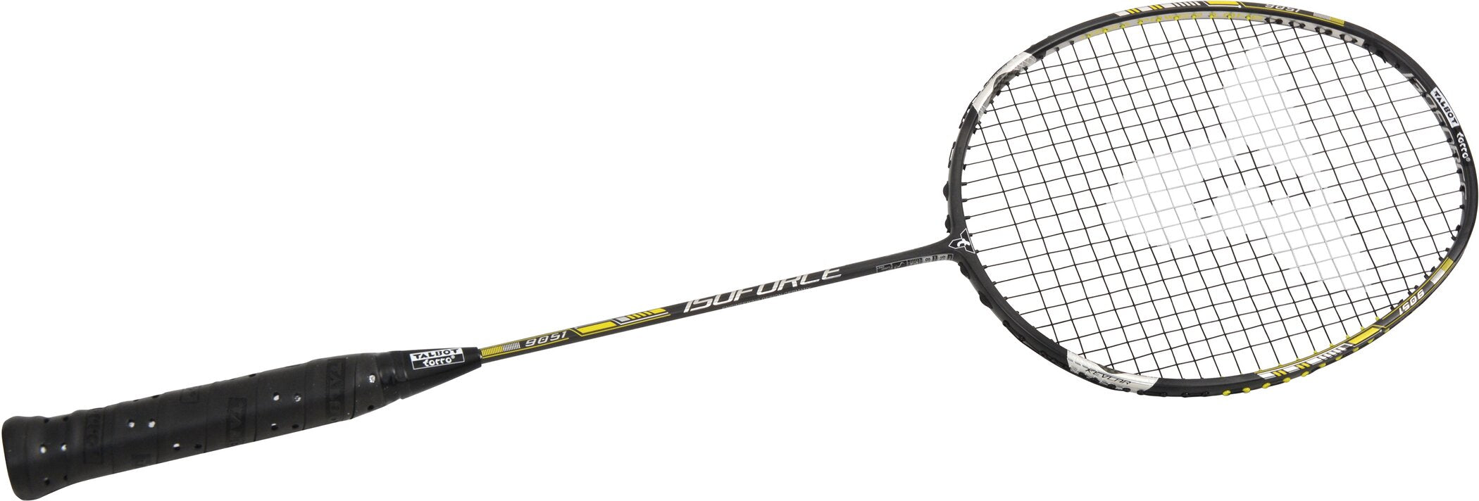 /TORRO Badmintonschläger  Torro Badmintonschläger Isoforce 9051, Ultra Carbon4 mit Kevlar Verstärkung, Top-Racket für den Badminton Profi, 439567