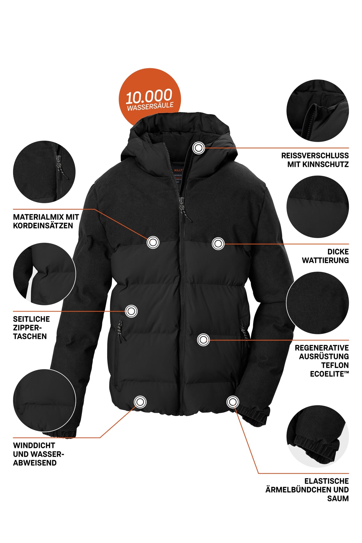 KOW 185 BYS QLTD JCKT Kinder Funktionsjacke