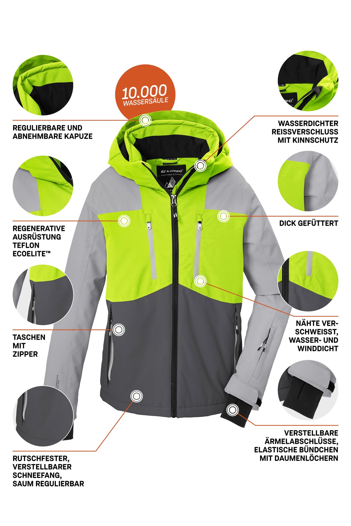 KSW 216 BYS SKI JCKT Kinder Skijacke