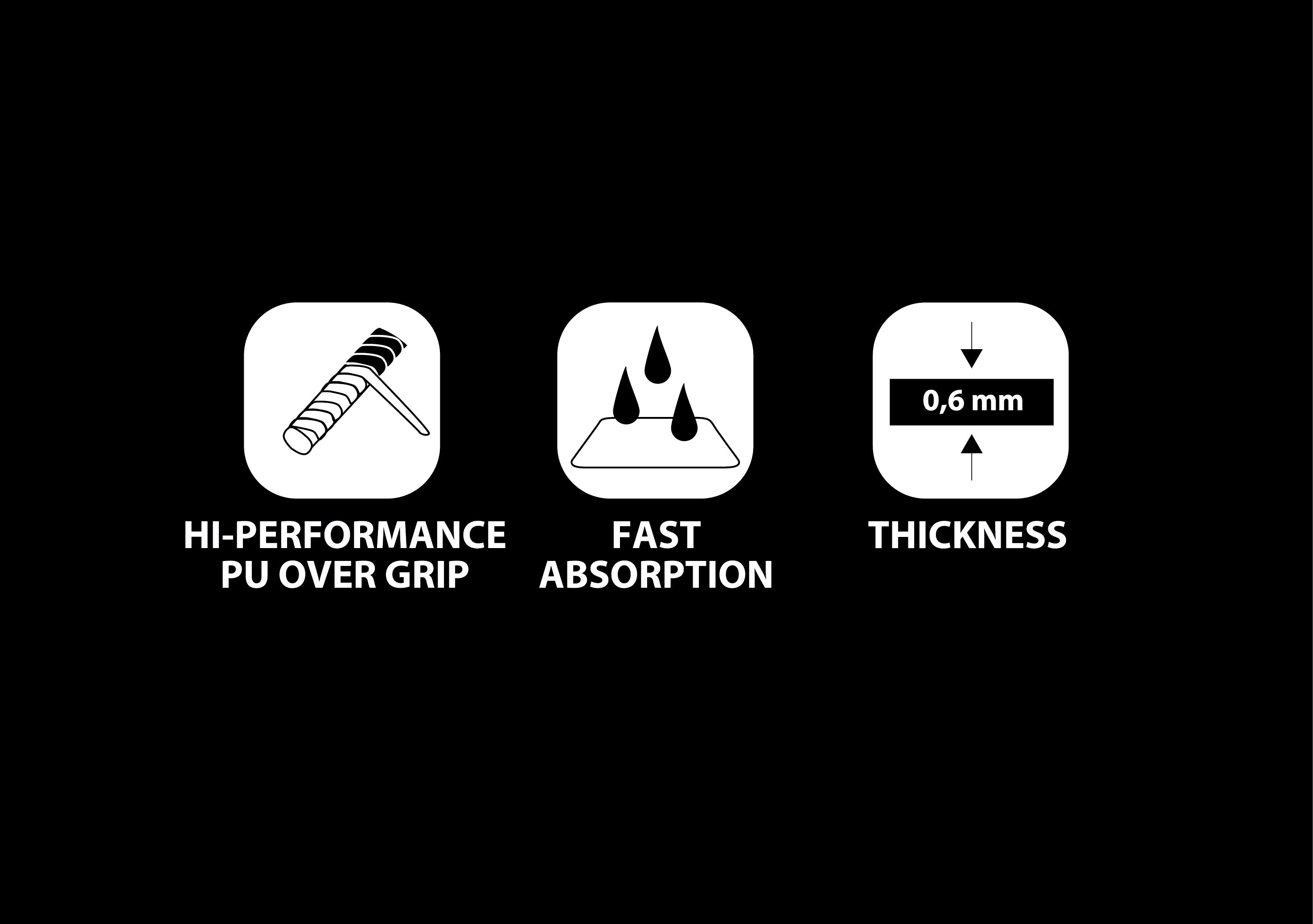 Griffband Overgrip, 3er Blister