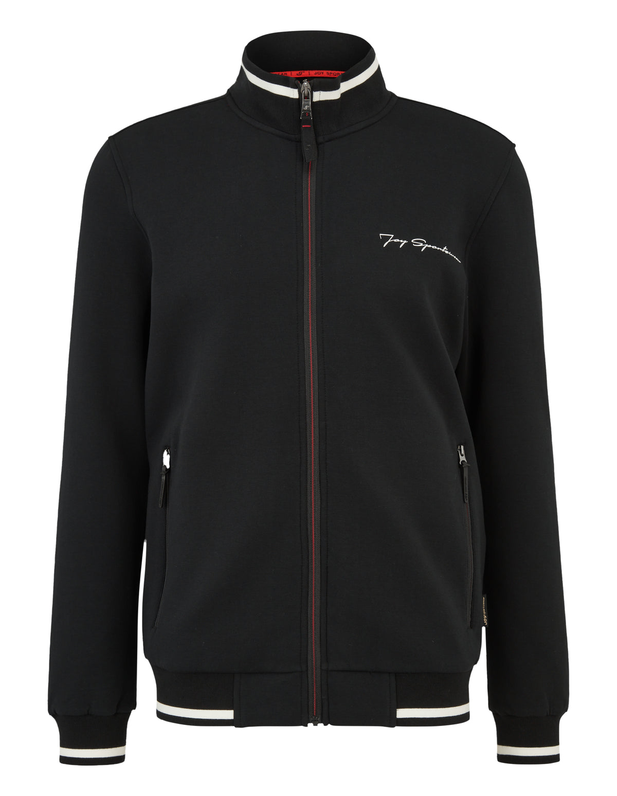 G-Style Sweatjacke mit sportlichem Stehkragen